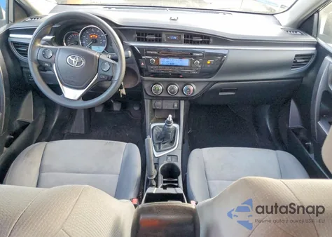 2015 Toyota Corolla L z USA, uszkodzony, nr VIN 5YFBURHE1FP317706